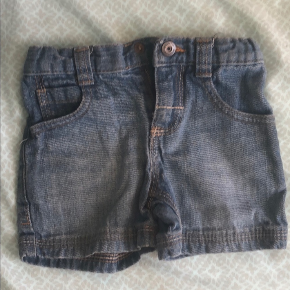 Genuine Kids denim shorts with pockets in 12 mo